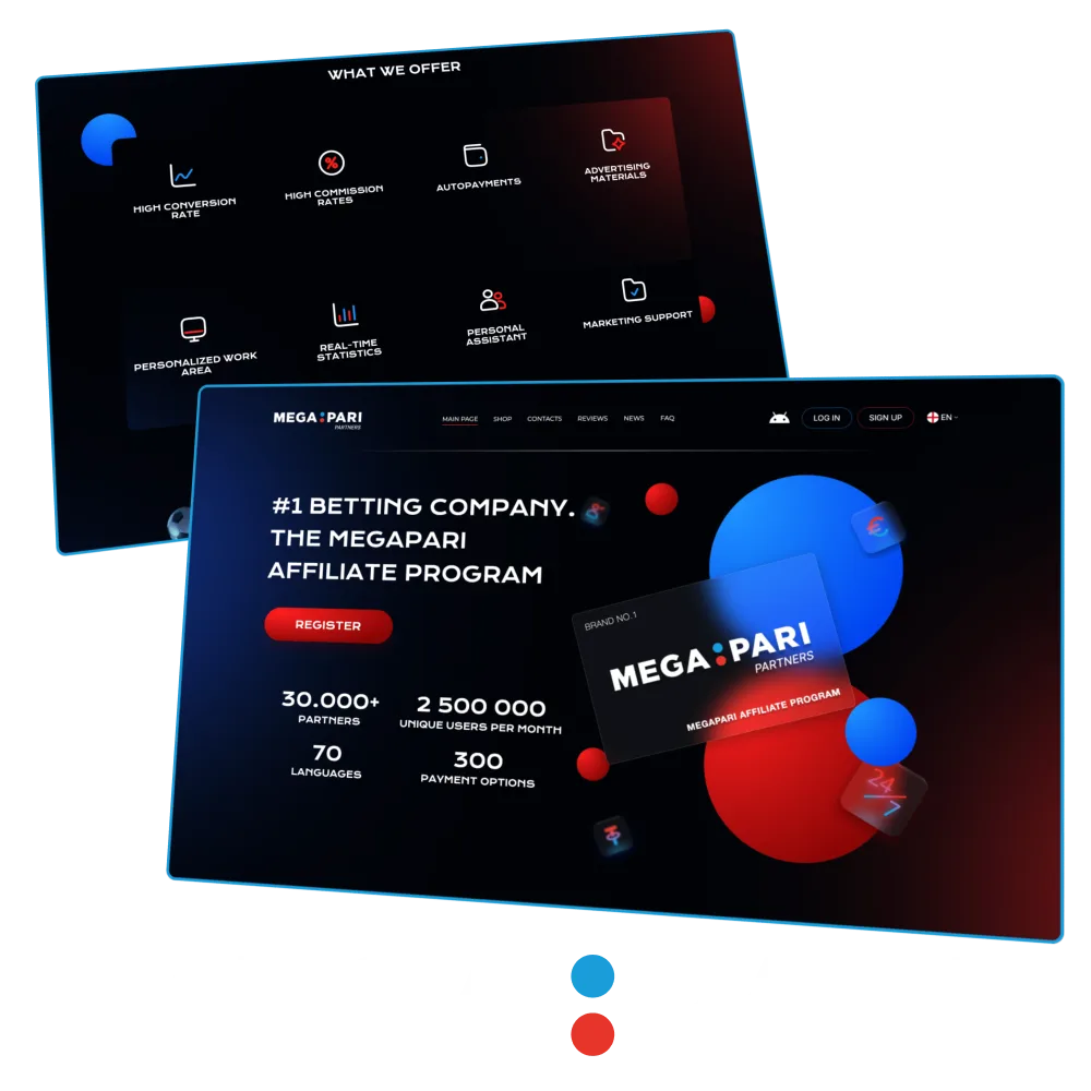 Earn with Megapari affiliate partnership.