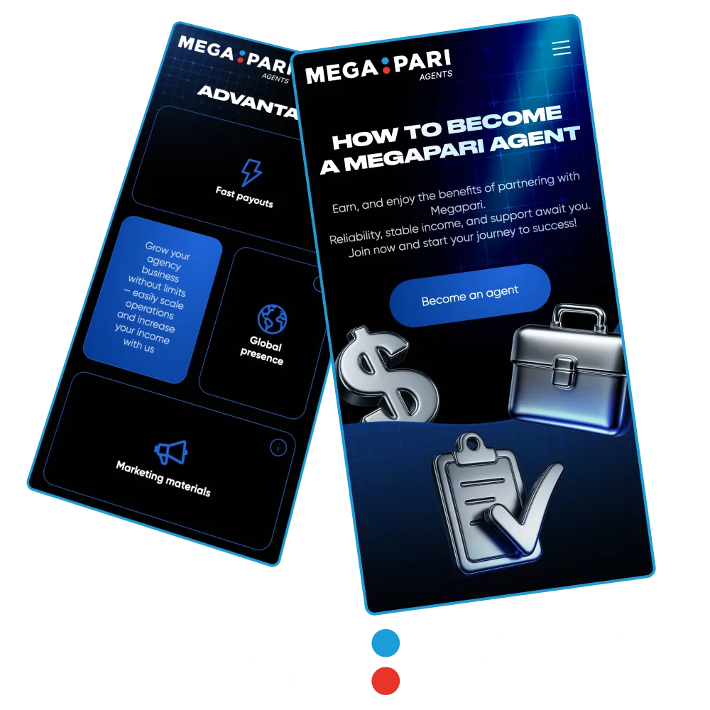 Megapari agent partnership with income benefits.