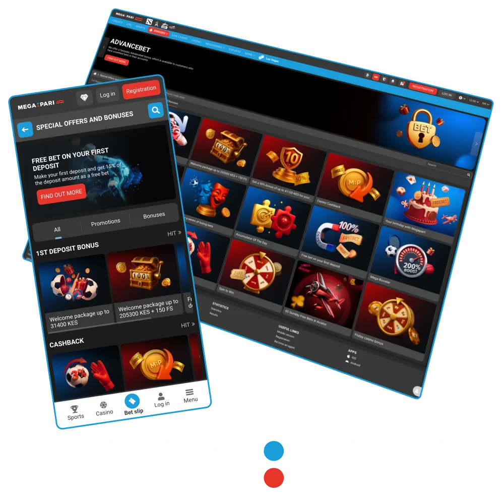 Claim Megapari rewards for active play.