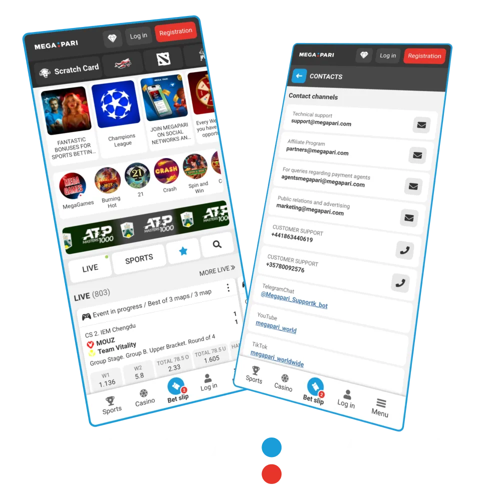 Megapari offers flexible contact channels so you can get help fast, no matter the topic.