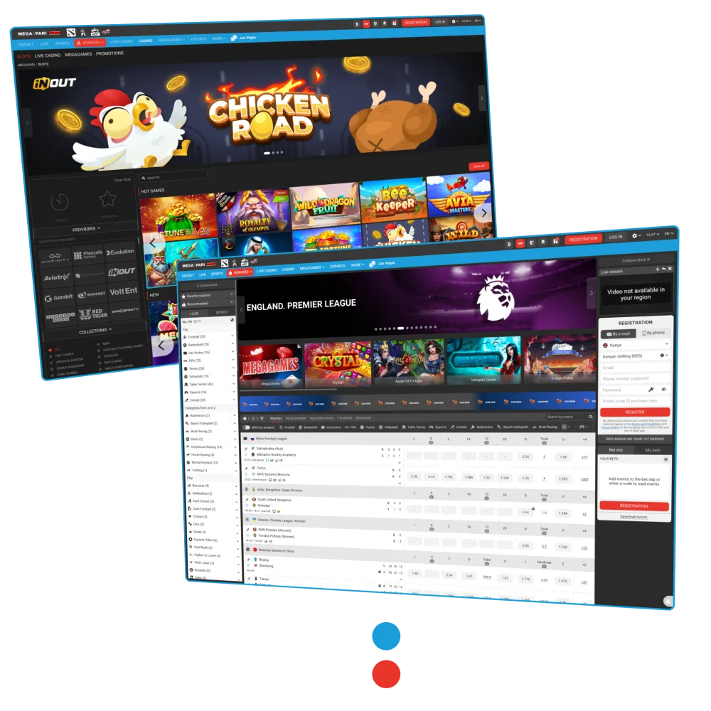 Discover Megapari Kenya for betting and casino.